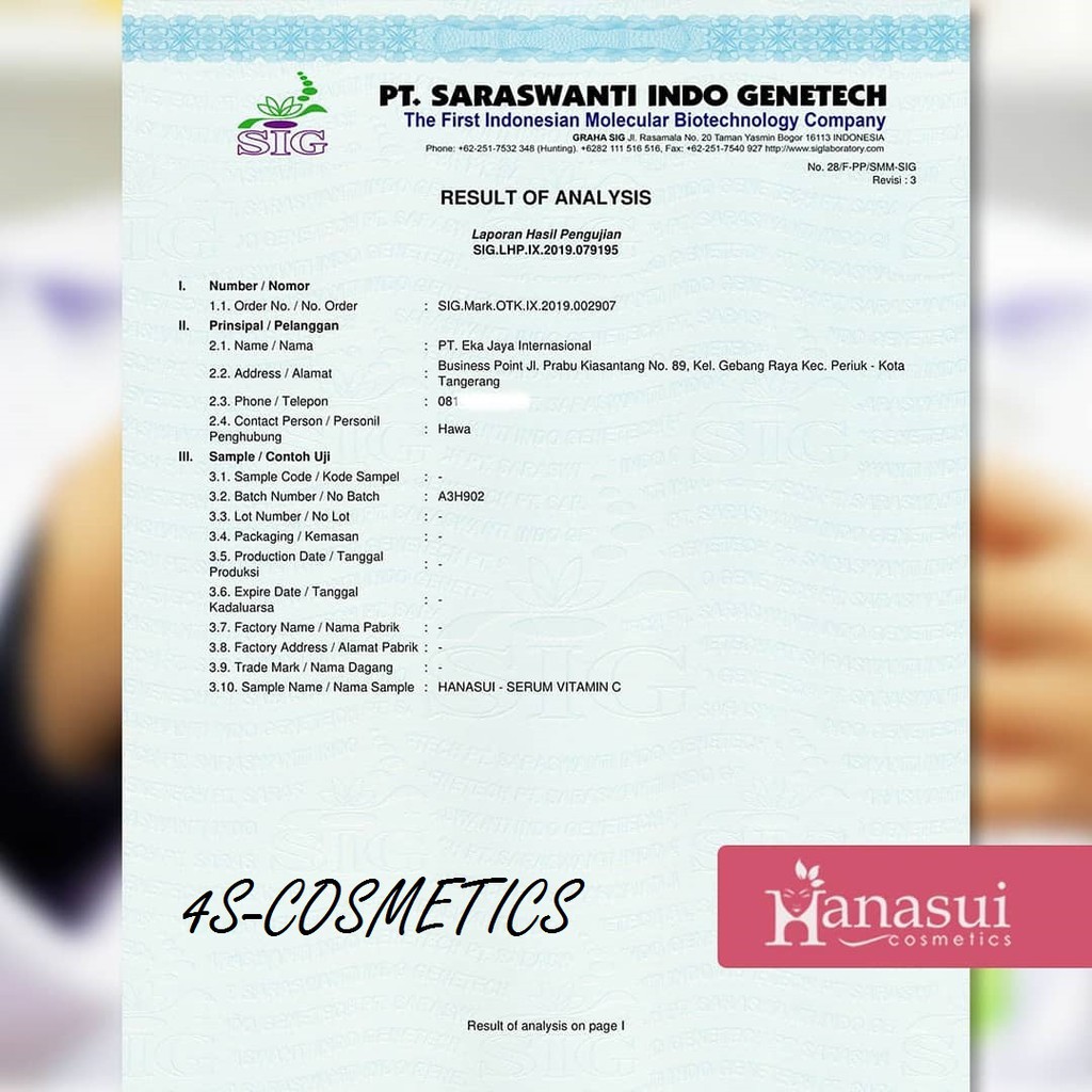 Hanasui Vitamin C Serum From Eka Jaya Internasional By Hanasui Shopee Indonesia