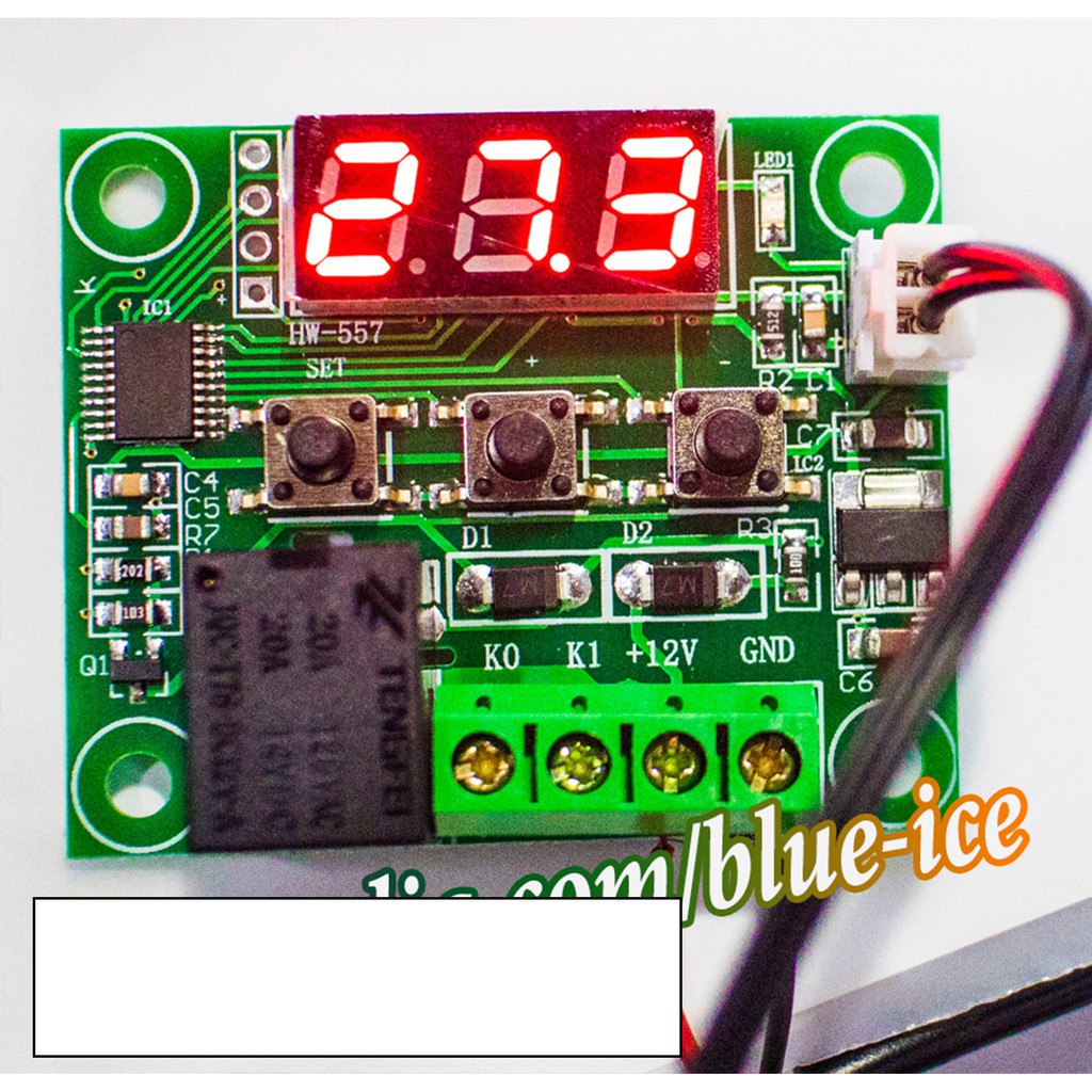 mini termostat thermostat pengatur suhu otomatis w1209
