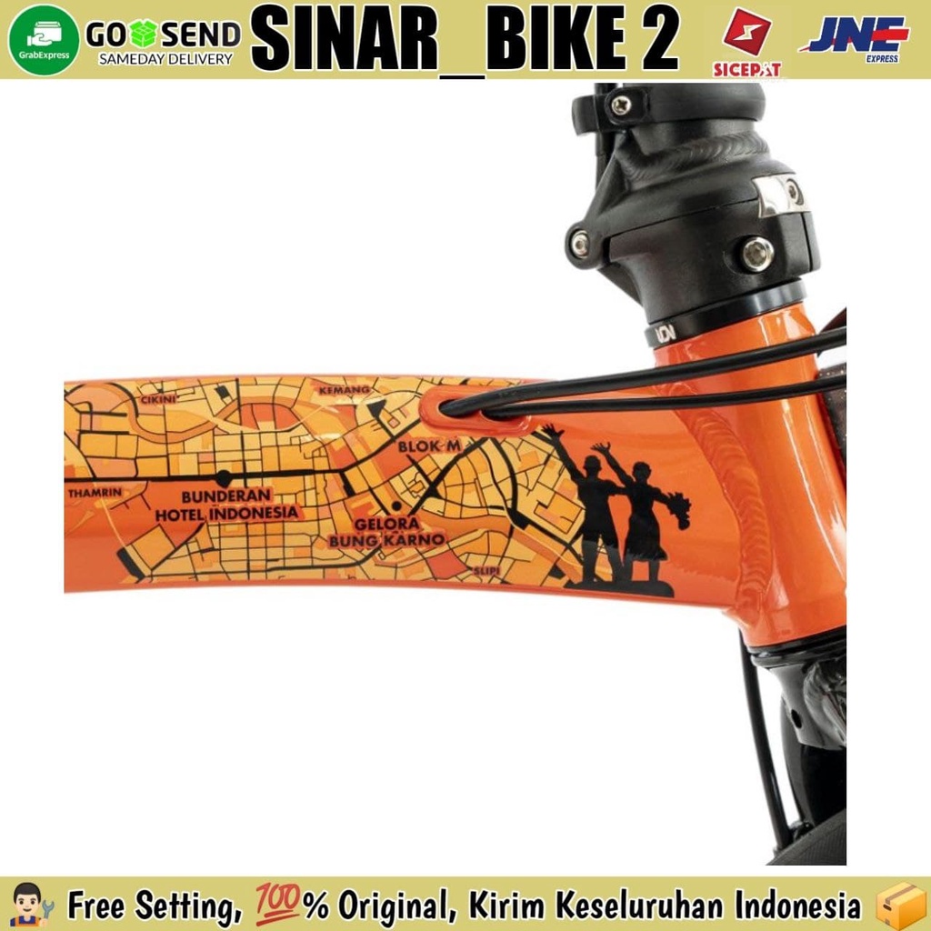 Sepeda Lipat 16 Inch ELEMENT CAMP SNOKE Edisi Jakarta Folding Bike