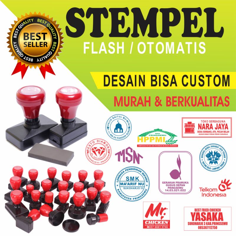 

CETAK STEMPEL CUSTOM OTOMATIS STEMPEL FLASH