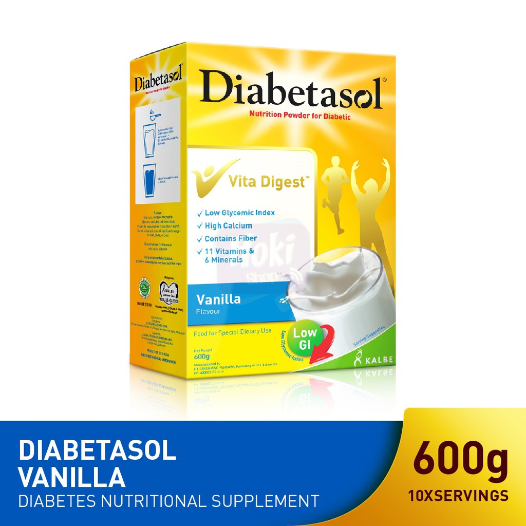 

DIABETASOL VANILA 600GR