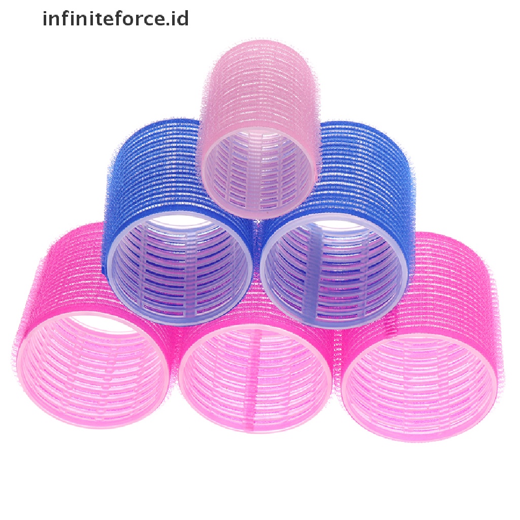 (Infiniteforce.Id) 6pcs Alat Pengeriting Rambut Diy