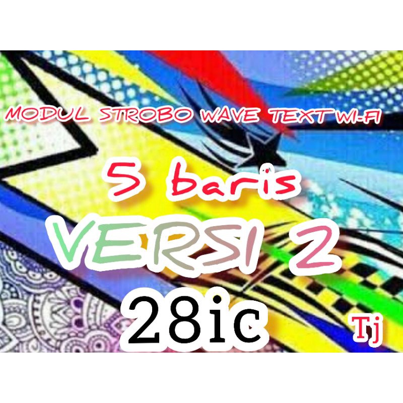 STROBO TEXT WIFI 5 BARIS V2