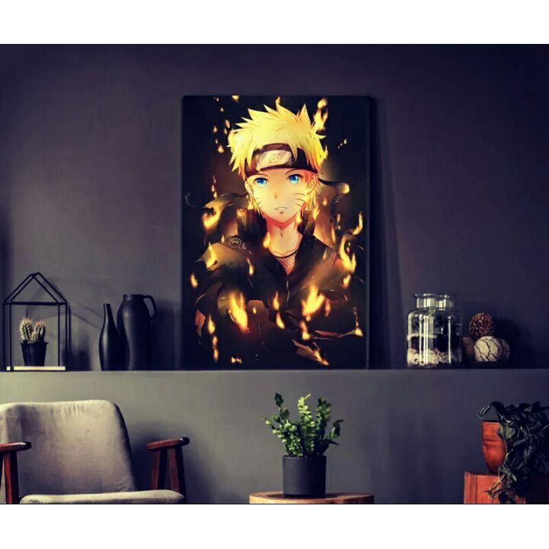 Hiasan Dinding Kamar Naruto Anime/ Wall Decor 9 mm
