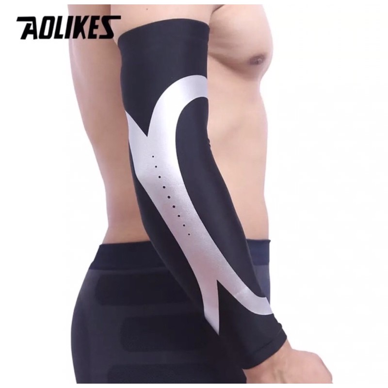 Aolikes Arm Sleeve Sepeda Lari Manset Tangan Outdoor Anti Sinar UV