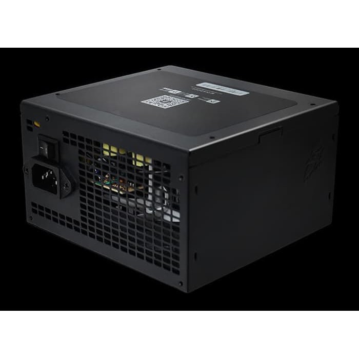 1STPLAYER Gaming PSU BLACK SIR 450W - Efficiency Up To 80%