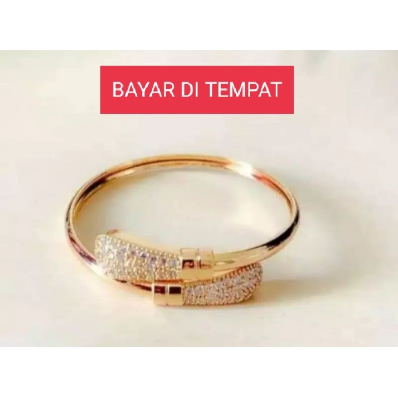 Gelang Xuping Wanita tangkai Oval terlaris