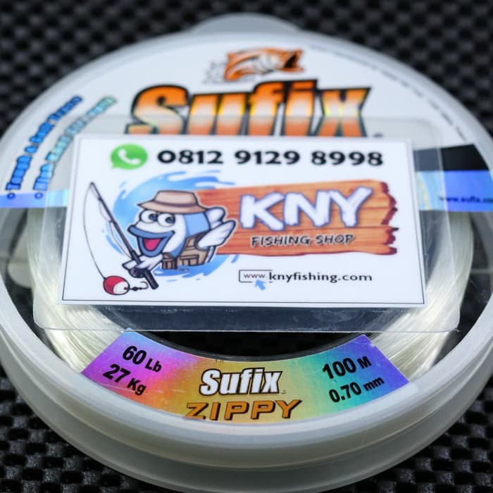 Unik Shock Leader SUFIX ZIPPY 60lb benang pancing kuat tapi lembut Limited
