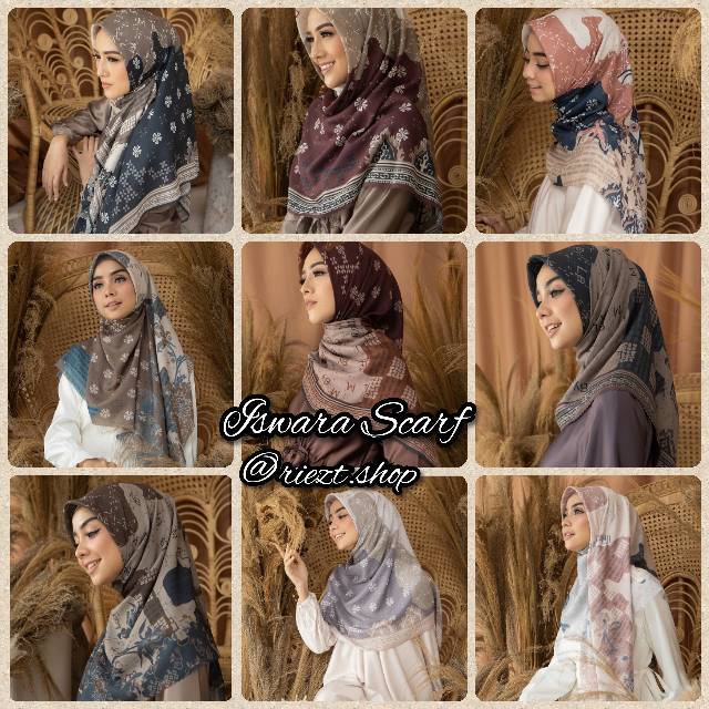 Iswara Scarf Asa Scarf Klamby Ready Siap Kirim
