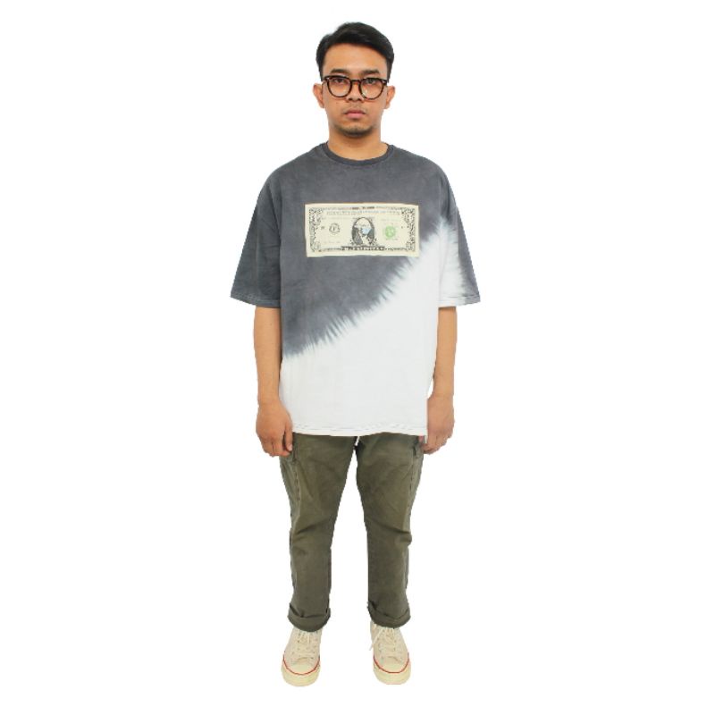 KAOS PRIA OVERSIZE TOXIC1805 MCF DOLLAR HALF TYE DIE PREMIUM TEE