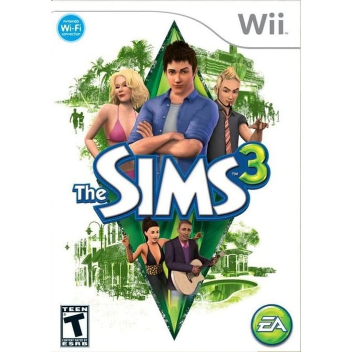 Kaset Game Nintendo Wii - The Sims 3
