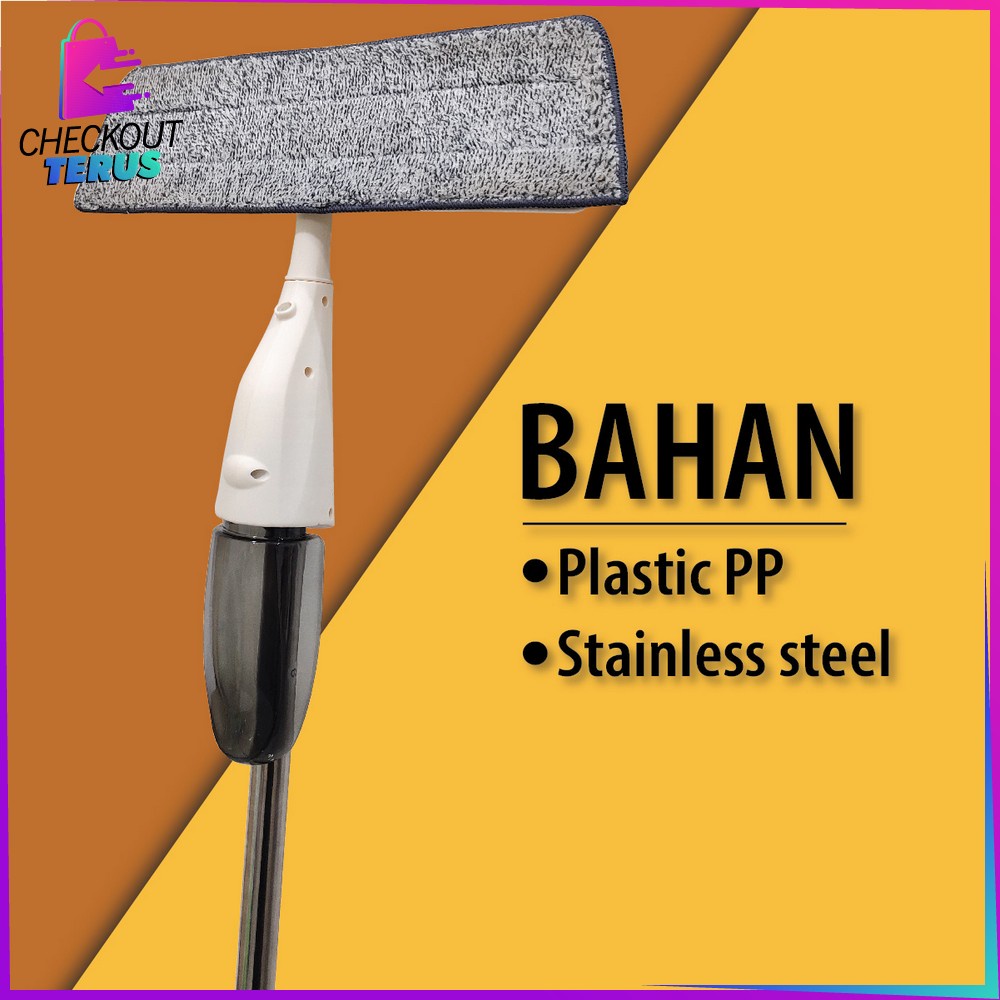 CT C525 Pel Lantai Semprot Otomatis Tanpa Ember Serbaguna Praktis  Alat Pel Lantai Automatic Water Spray Mop