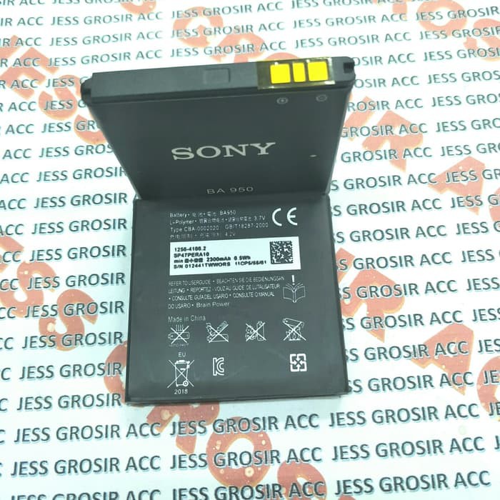 Baterai Battery Original SONY BA950 BA-950 Experia ZR C502 M36H Docomo