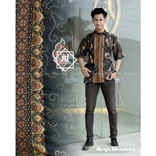 kmeja batik pria/kmeja batik/batik pria/kmeja batik lengn pendek