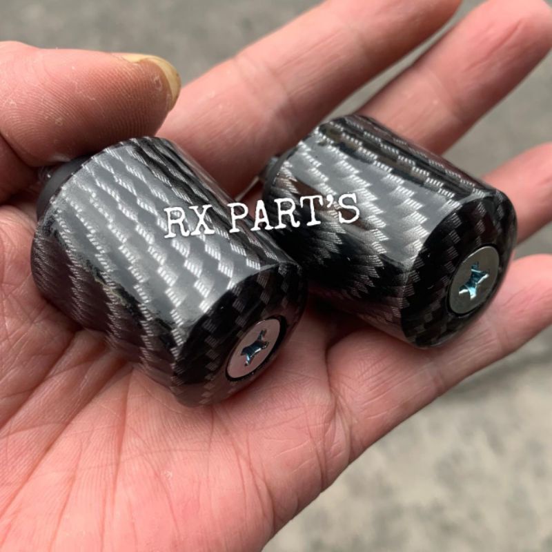 JALU STANG / BANDUL STANG CARBON / KARBON / BAR END CARBON / KARBON CELUP , UNIVERSAL MOTOR / BISA U