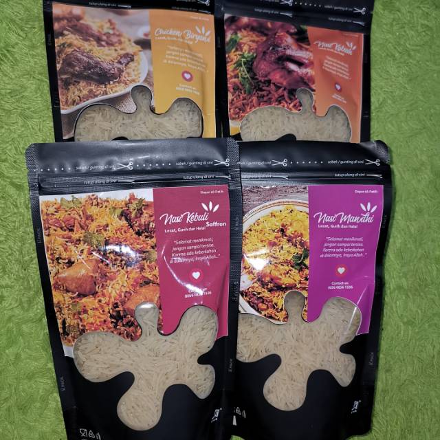 

Paket Basmati 300gr Mandhi, Kabsah, Briyani & Kebuli FREE DARK RAISIN