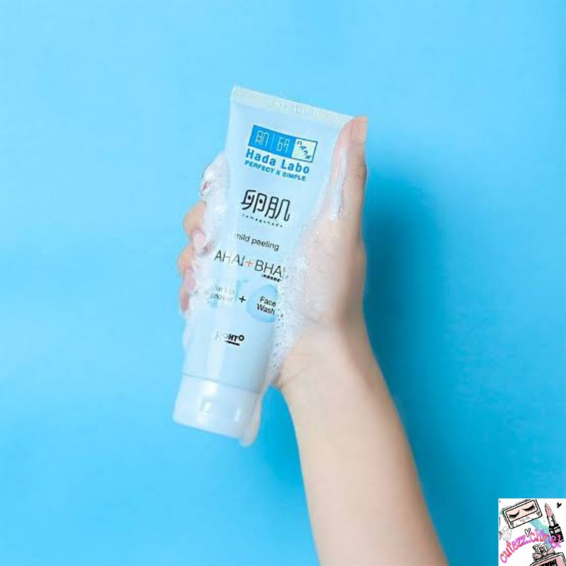 ☃Cutezz_Ching1☃Hada Labo Tamagohada Mild Peeling Make up Remover + Face Wash