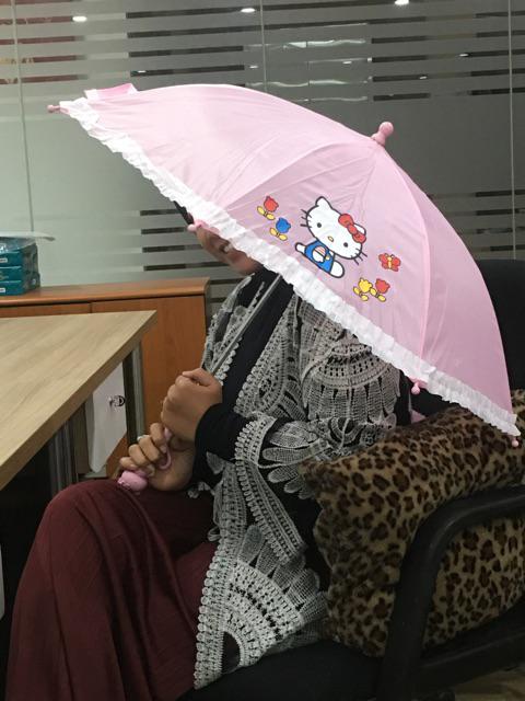 Promo Payung Anak Karakter Hello Kitty Pink