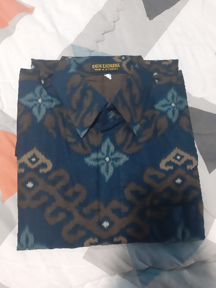 Kemeja Batik Prabu Bahan Katun Baturaden Reguler Fit B383