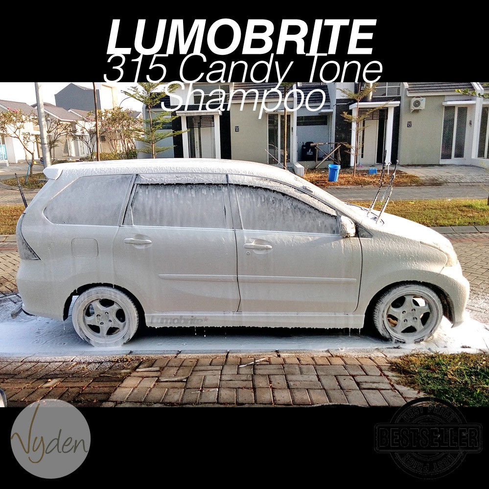 LUMOBRITE 315 CANDY TONE SHAMPOO 250ml Mobil Motor Wash Wax Busa Tebal Kilap Licin Cuci Salju
