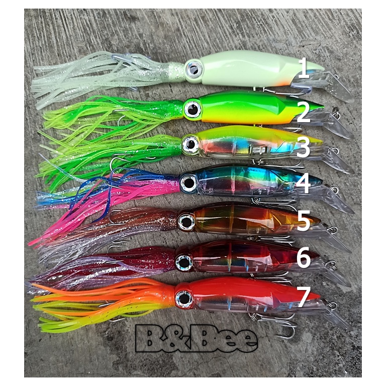 Trolling Umpan Pancing Bentuk Cumi A