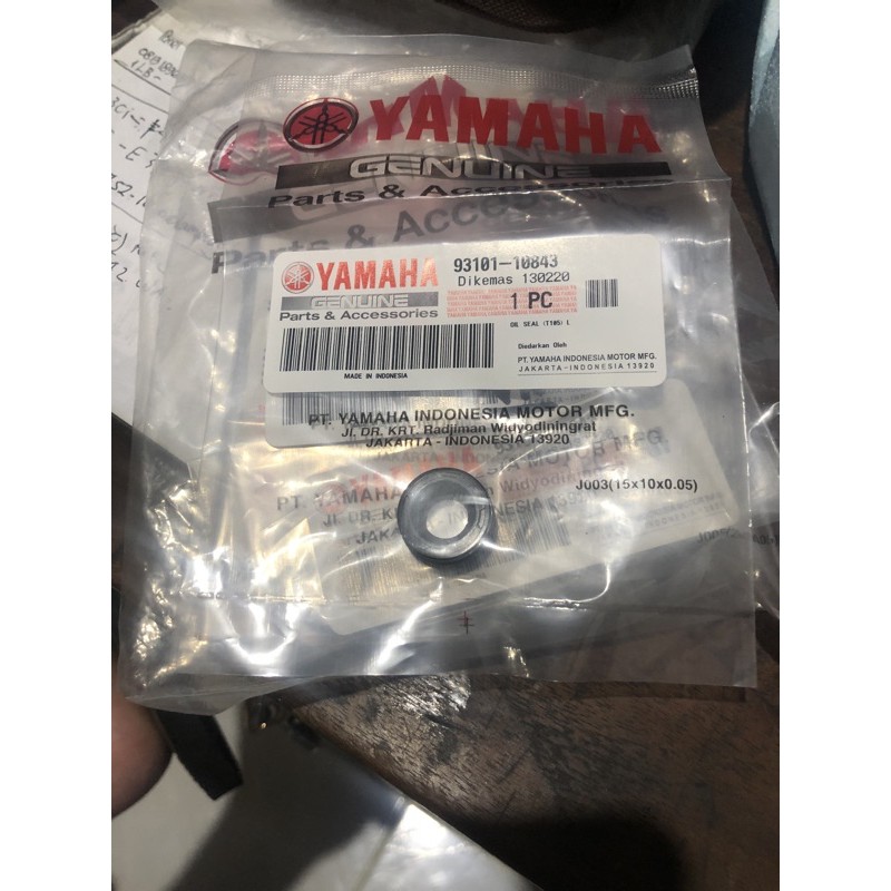 Seal Bak Mesin Yamaha Xabre & Jupiter Z ORI YGP Seal Kalter 93101-10843