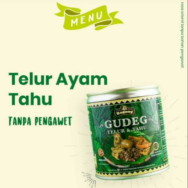 

Gudeg Bagong (telur tahu) pedas