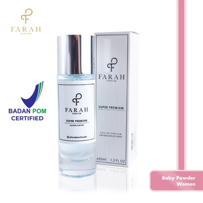 Farah Parfum Baby Powder Women - Parfum Wanita