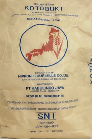 

Tepung terigu Kotobuki 25kg JNE / cake flour kotobuki flour