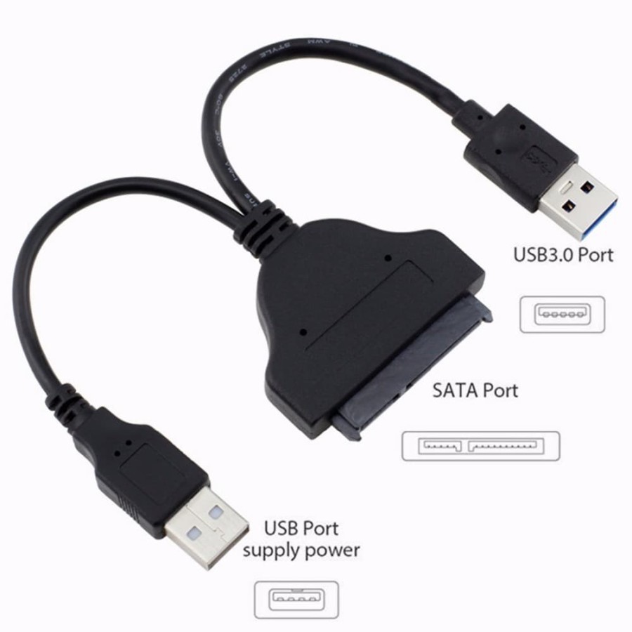 Konverter usb 3.0 to sata 2.5 inch ssd-hdd adapter - Usb to harddisk sata 3.0 converter