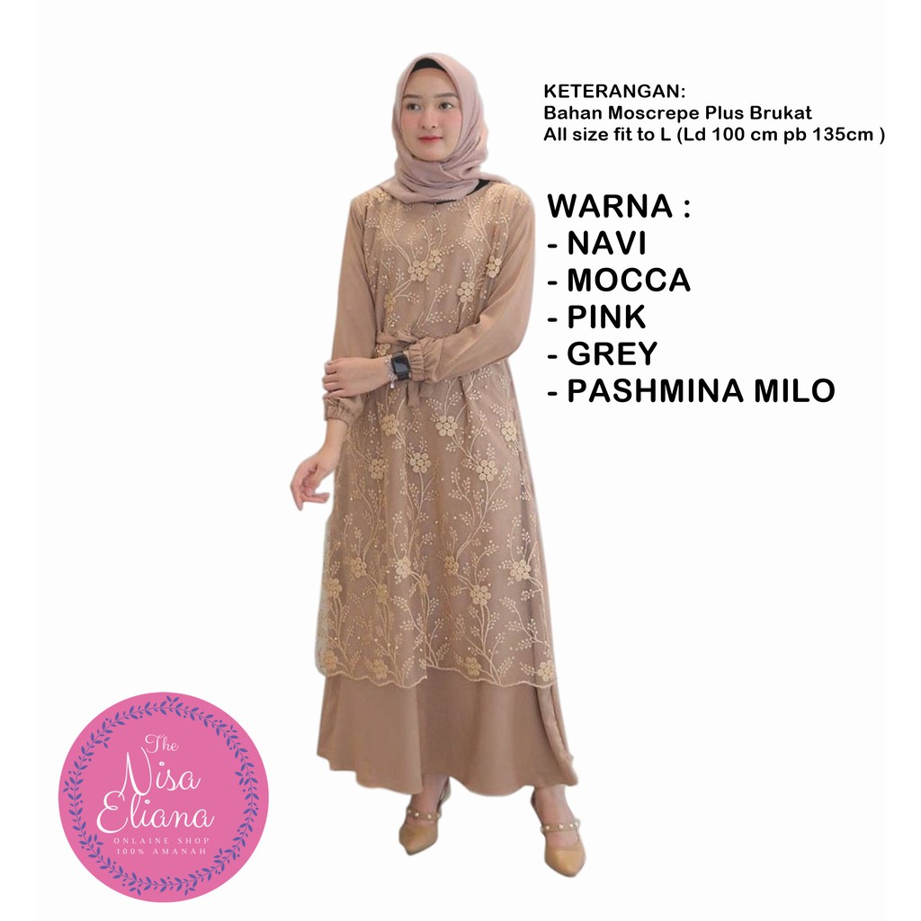 Alma Dress MUSLIM BRUKAT TERLARIS