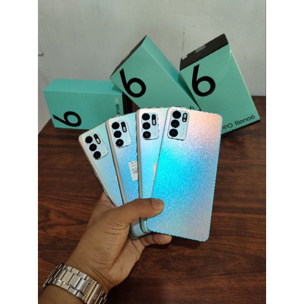 OPPO RENO 6 4G 8+5/128 GB Fullset seken second