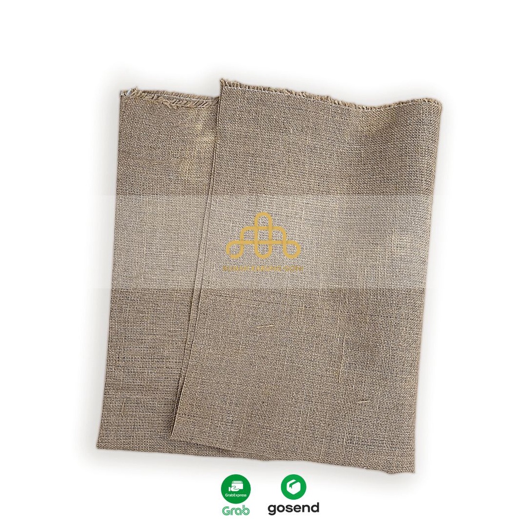 Kain Goni Coating Hessian 1yard x 115cm Kain Goni Coated Meteran Kain Karung Goni Water Resistant