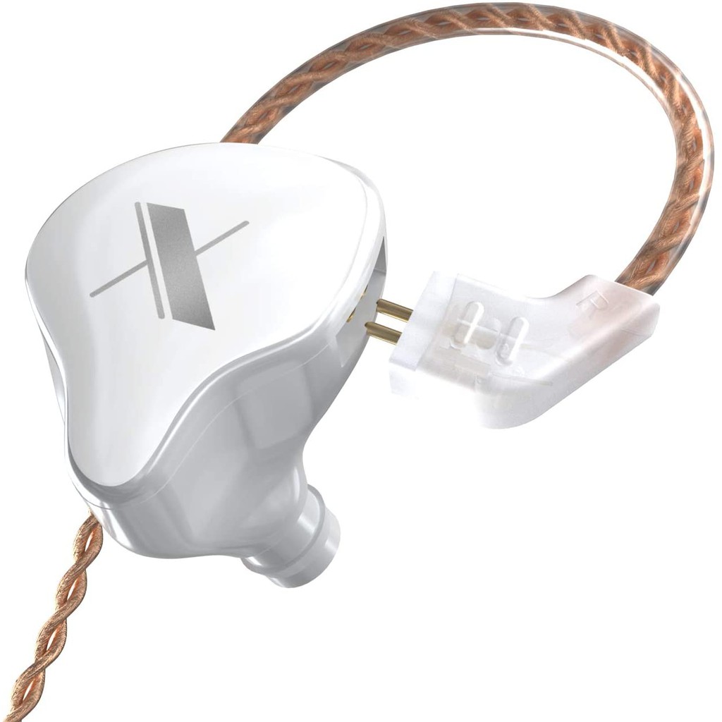 Knowledge Zenith EDX EDX PRO EDX ULTRA Earphones Dynamic HIFI Bass Stage IEM WITH MICROPHONE-WHITE