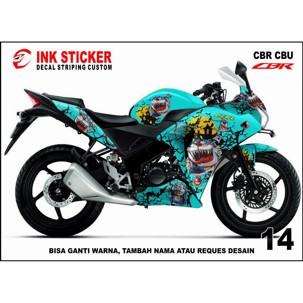 Sticker Decal CBR THAILAND, CBR CBU 150R / 250R 14 fullbody
