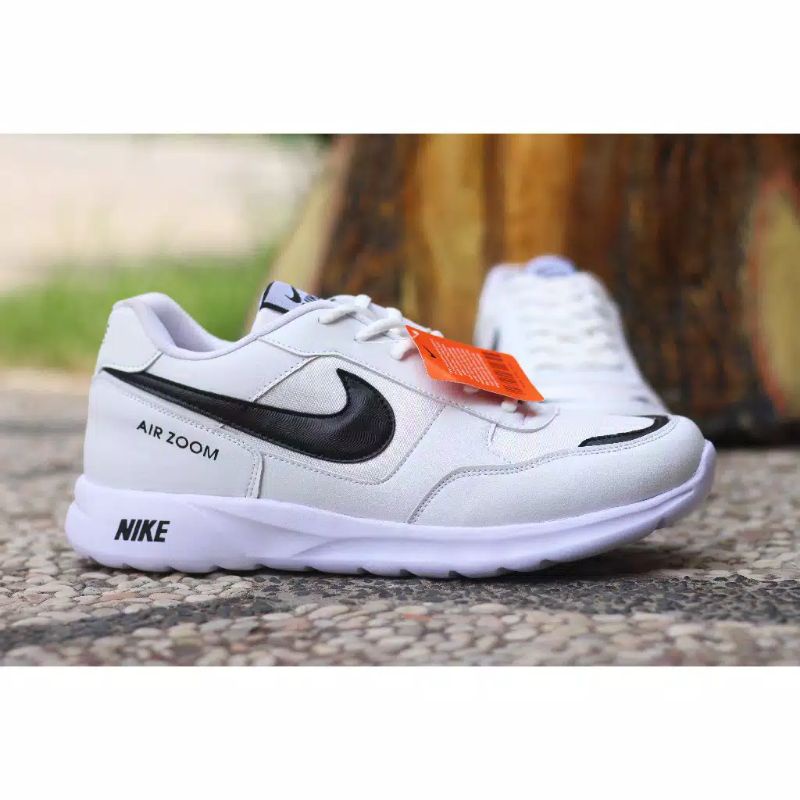 SEPATU PUTIH  SEPATU AIRZOOM FULL PUTIH UK 36-44 RUNNING SNEAKERS SANTAI TERLARIS SEPATU PRIA WANITA-8