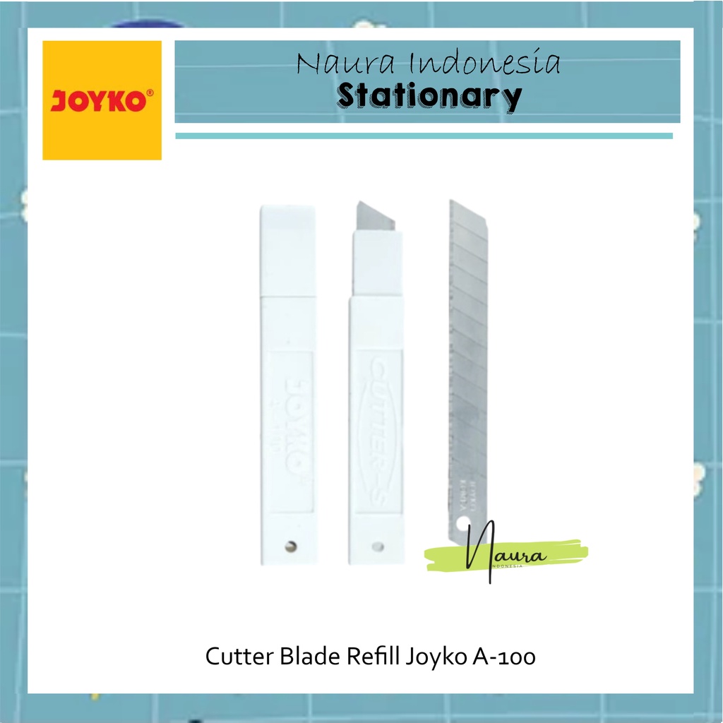 

Isi Cutter Joyko A-100 | Isi Pisau Cutter | Cutter Blade Refill Isi Pisau Pemotong Joyko A-100 (lsn)