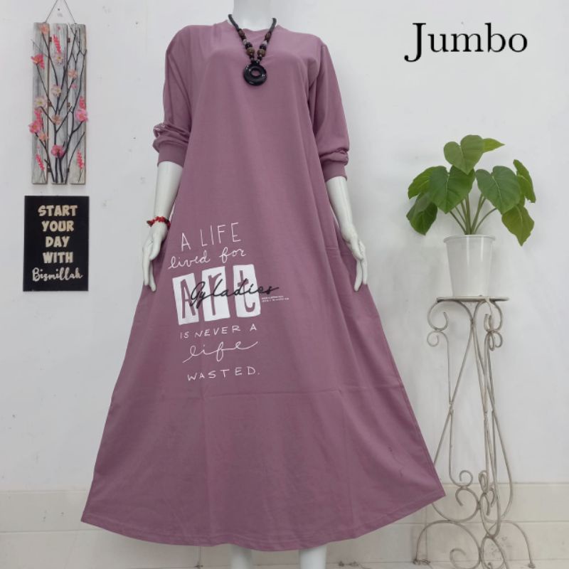 JUMBO GAMIS COMBED PREMIUM BEST SELLER MOTIF TERBARU KEKINIAN