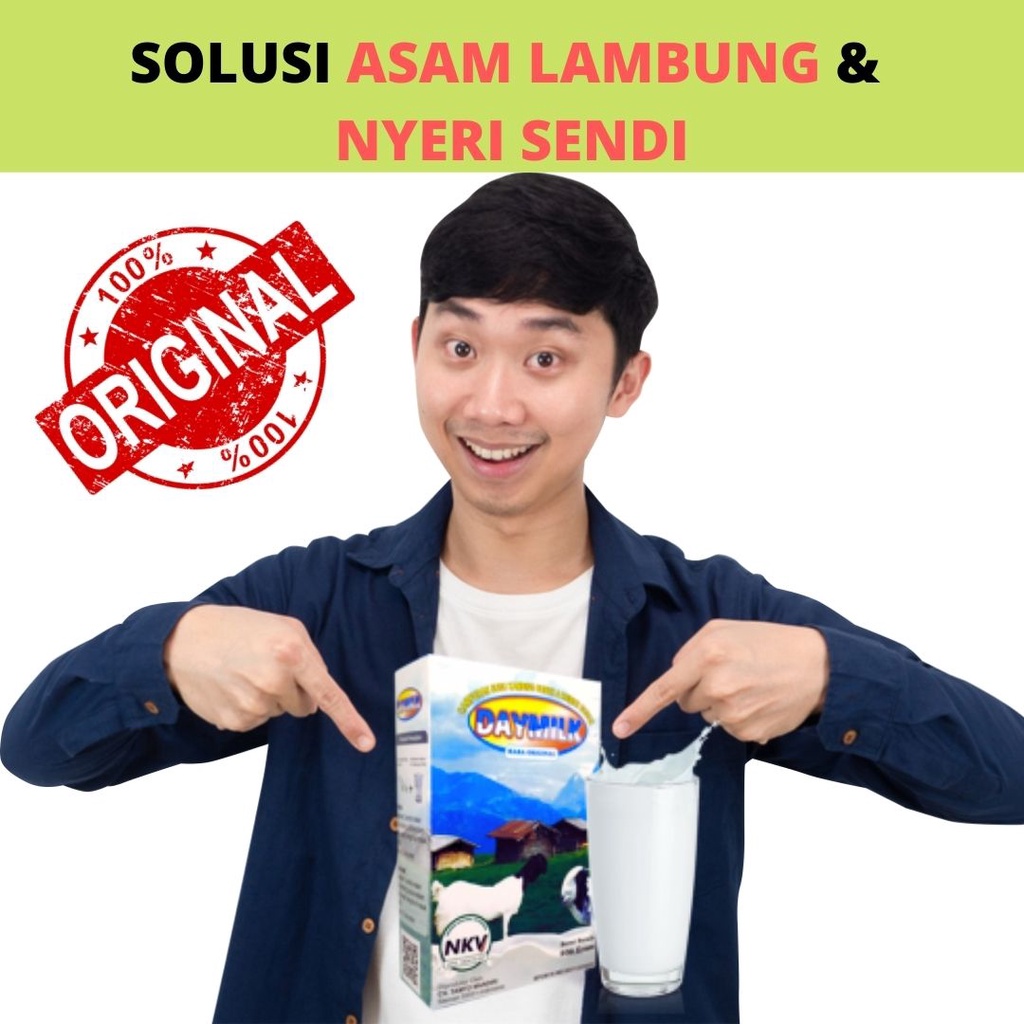 

[PAKET HEMAT] Susu Kambing Etawa DAYMILK | Solusi Nyeri Sendi & Asam Lambung | Original