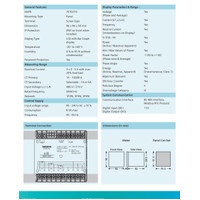 SIEMENS 7KT0310 Power Meter/KWH Meter/Smart Multi Function Meter D96mm