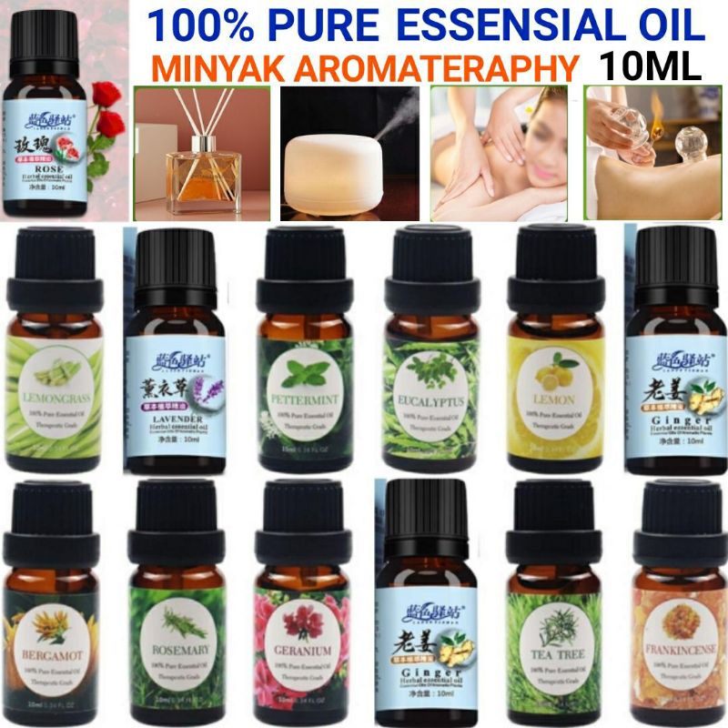 Minyak Aromaterapi Essensial Oil Aromateraphy 10ML Diffuser Humidifier