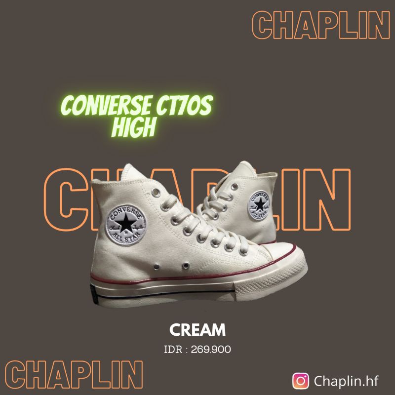 converse CT 70S high cream kualitas premium import