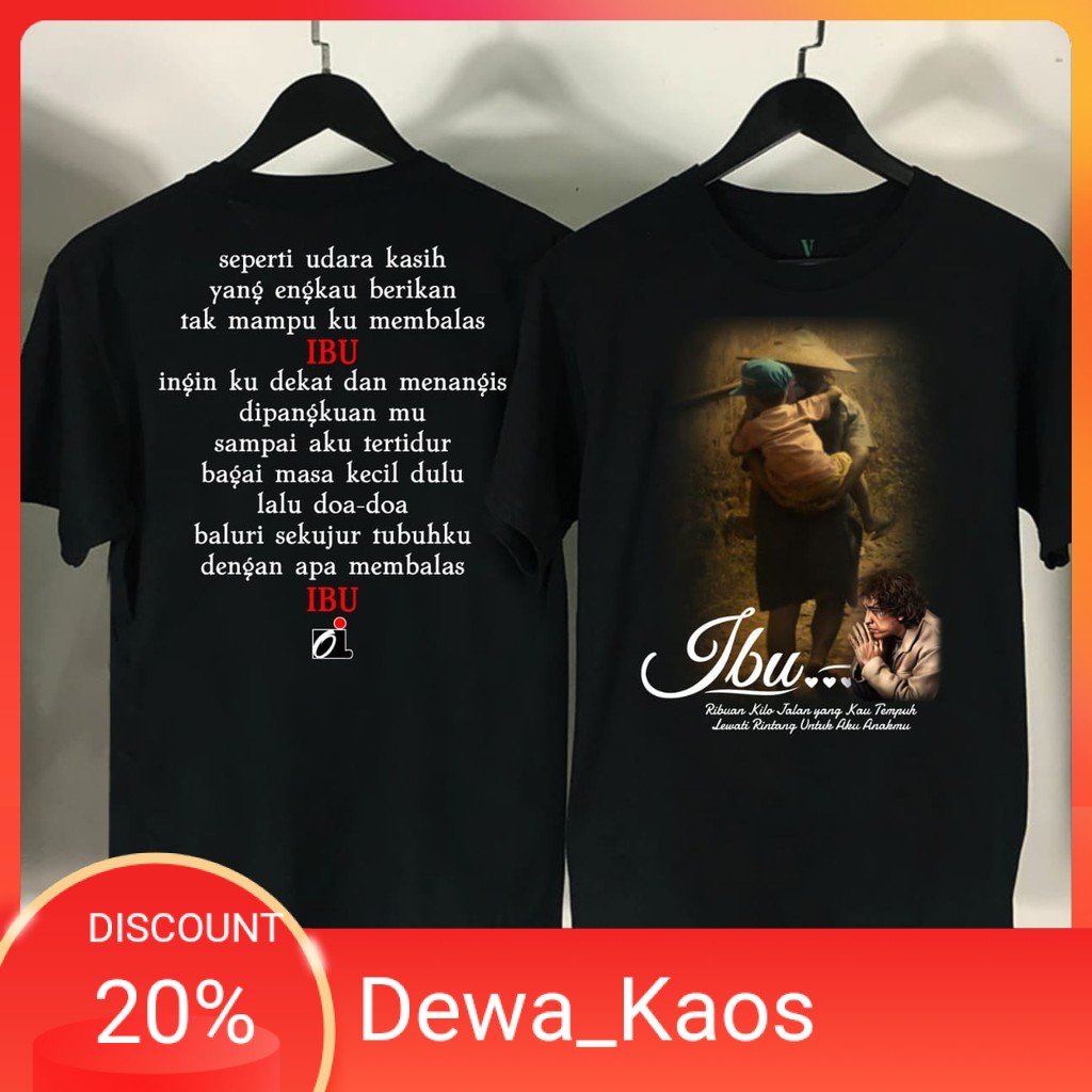 RT25 / KAOS KEREN IWAN FALS IBU OI / KAOS KEREN PRIA / KAOS KEREN DISTRO