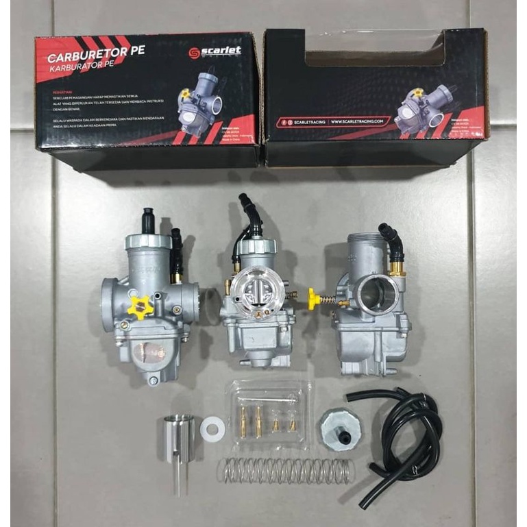 KARBU KARBURATOR PE 24,26, 28,30 MEREK SCARLET RACING ORIGINAL SCARLET UD REAMER BISA BUAT SEMUA MOTOR UNIVERSAL YA BOSKU SILAHKAN DIORDER SCARLET RACING-5