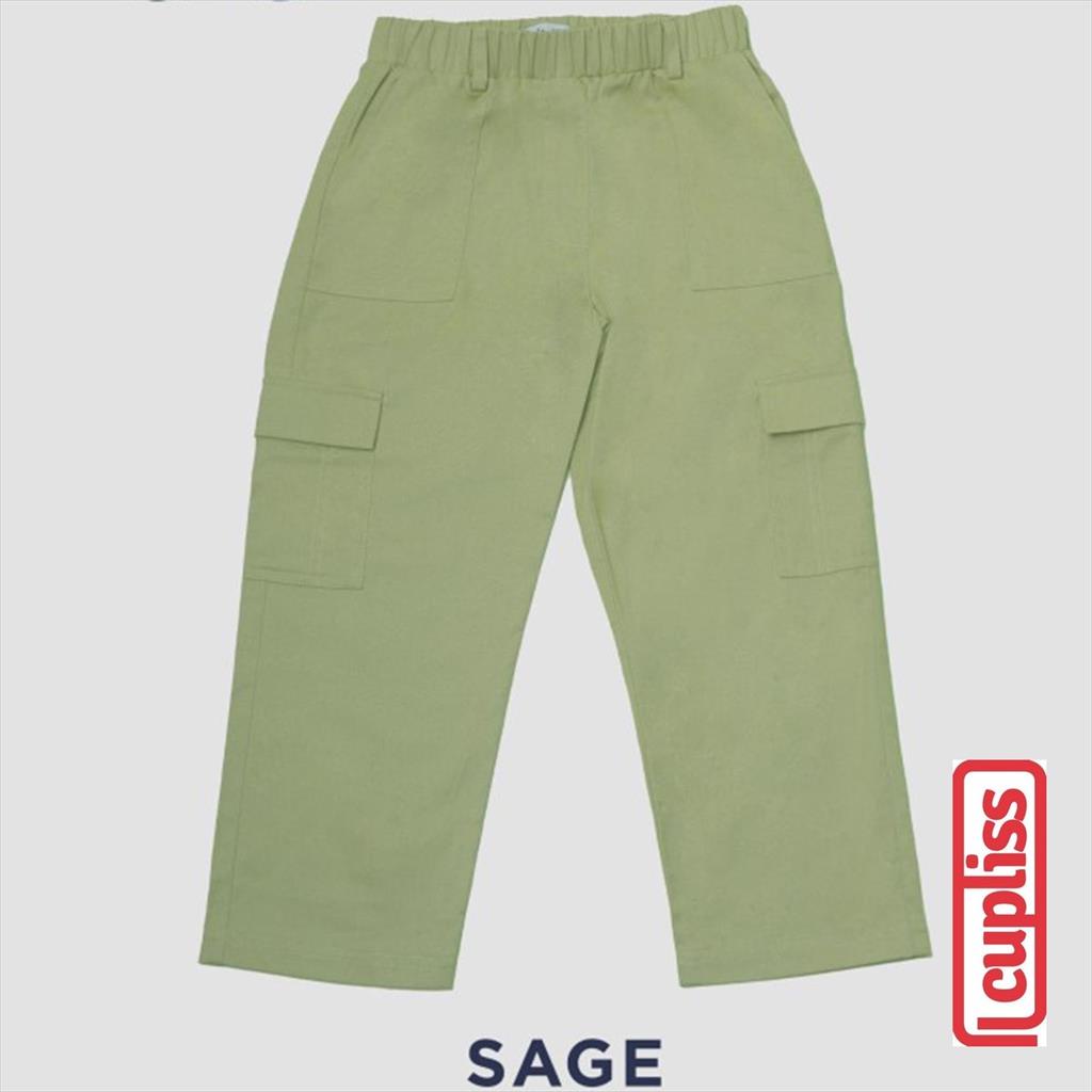 Kyds Long Cargo Pants Jungle Trekker Sage Celana Anak