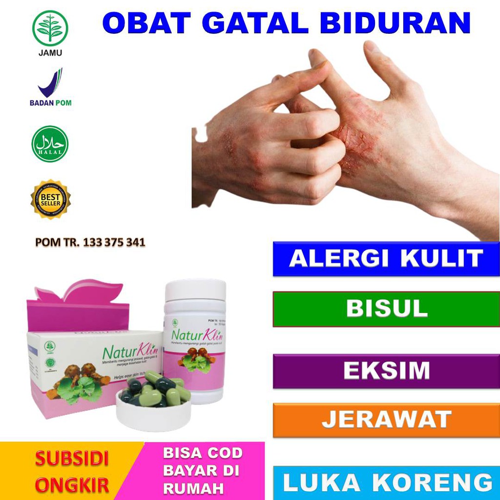 [TERPERCAYA]Obat Darah Kotor Naturklin 50 Kapsul / Obat Bersih Darah Kotor Ampuh / Obat Darah Kotor 