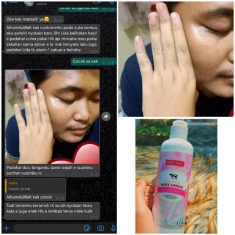 Whitening body lotion angel tacik