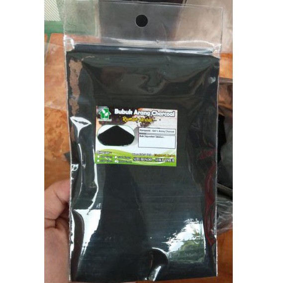 

BUBUK ACTIVATED CHARCOAL / SERBUK ARANG Aktif/ Food Grade 100gram
