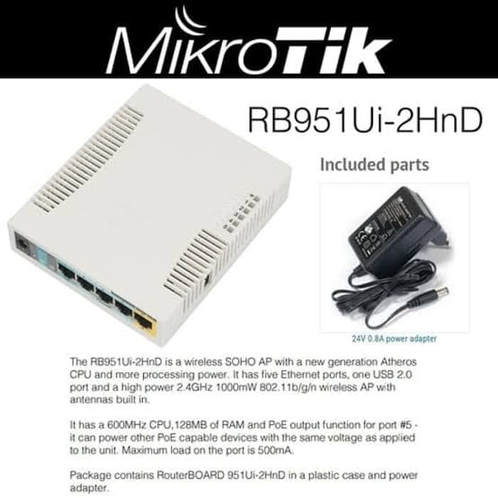 Mikrotik RB951ui-2hnd / RB 951ui2hnd