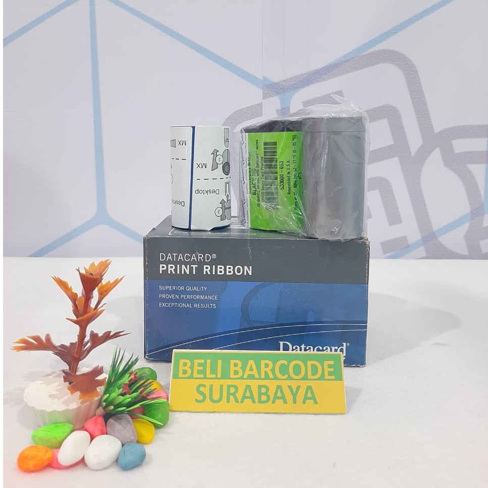 RIBBON DATACARD BLACK CD168 PN 533000-053 @1500 PRINT
